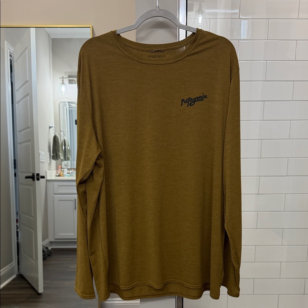Patagonia Men's Long Sleeve Tee - Tan